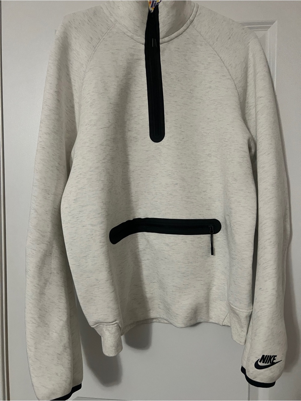 Nike Tech 1/2 Zip Pullover- grey